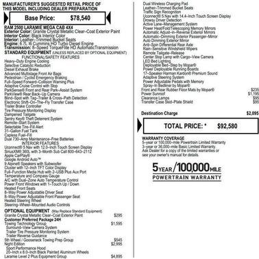 2025 RAM 2500 Laramie