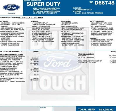 Carbonized Gray Metallic 2026 Ford F-250 Lariat
