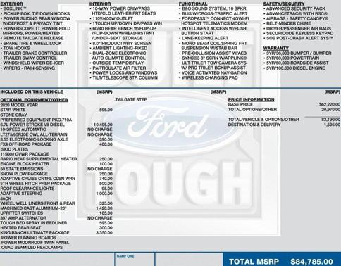 2020 Ford F-350 King Ranch