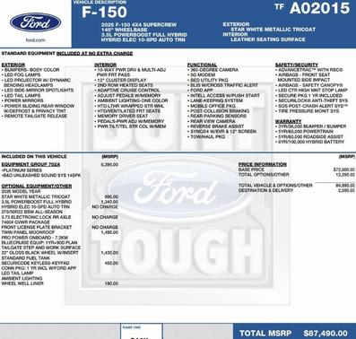 2026 Ford F-150 Platinum