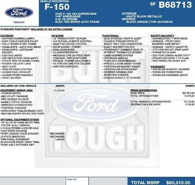 2025 Ford F-150 Tremor