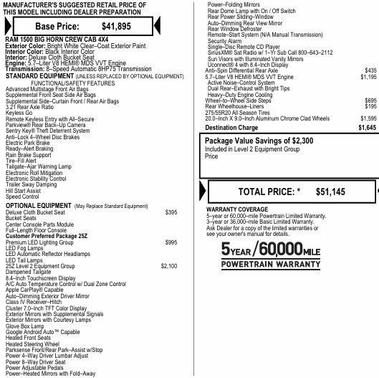 2019 RAM 1500 Big Horn