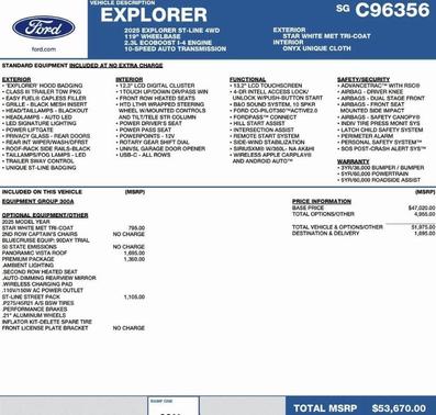 2025 Ford Explorer ST-Line