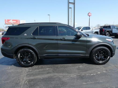 Forged Green Metallic 2023 Ford Explorer Timberline