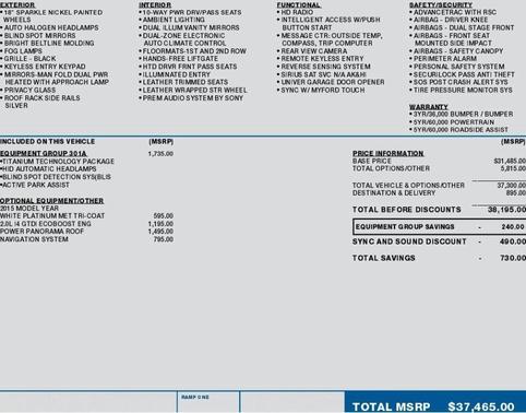2015 Ford Escape Titanium