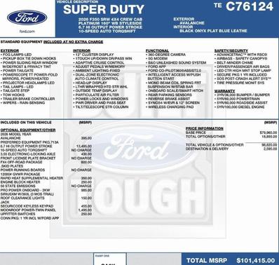 2026 Ford F-350 Platinum