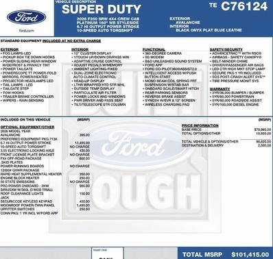 2026 Ford F-350 Platinum