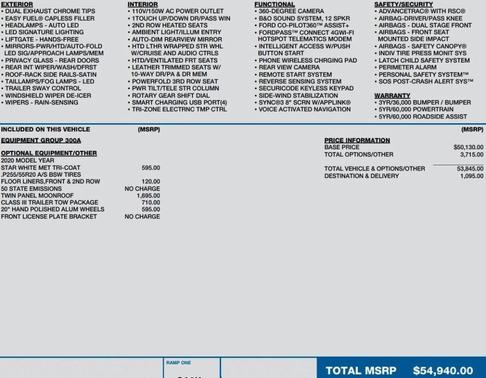 2020 Ford Explorer Limited