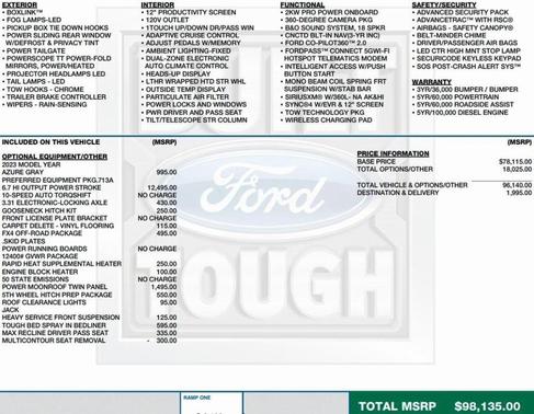 2023 Ford F-350 Platinum