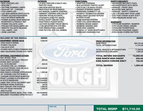 Star White 2021 Ford F-150 King Ranch