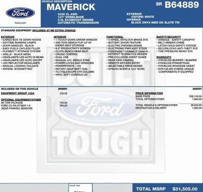 2025 Ford Maverick XL