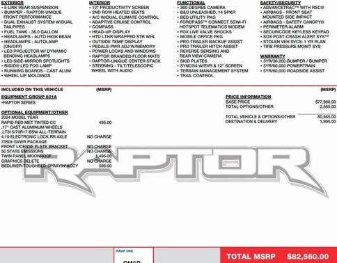 2024 Ford F-150 Raptor