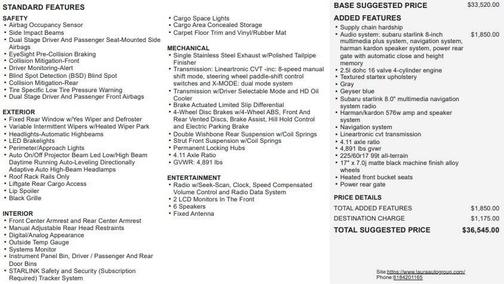 2022 Subaru Forester Wilderness