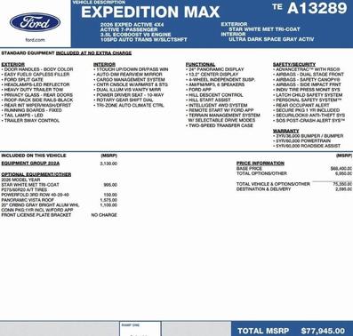 2026 Ford Expedition Max Active