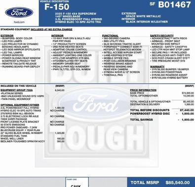 2025 Ford F-150 Platinum