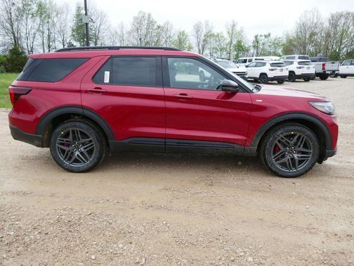 Rapid Red Metallic Tinted Clearcoat 2026 Ford Explorer ST-Line