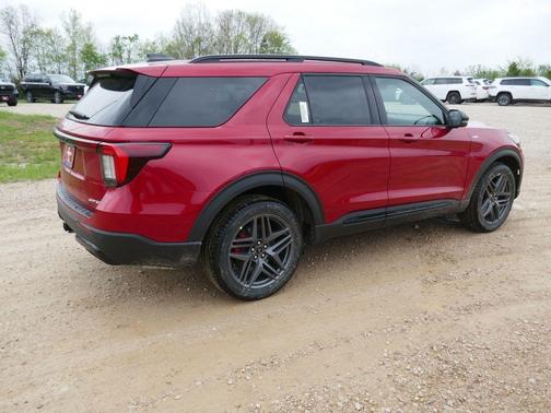 Rapid Red Metallic Tinted Clearcoat 2026 Ford Explorer ST-Line