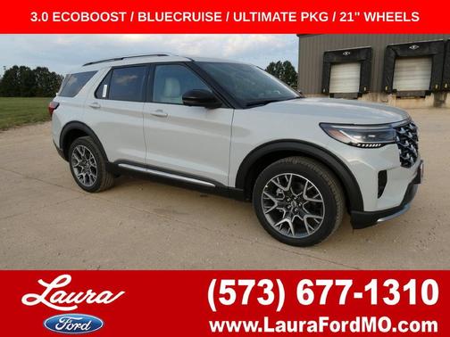 Avalanche Gray 2027 Ford Explorer Platinum