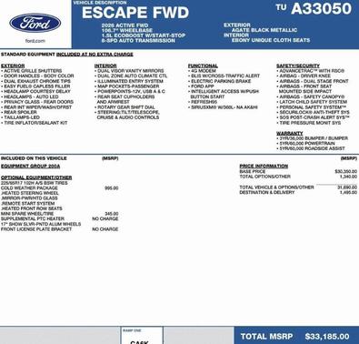 2026 Ford Escape Active
