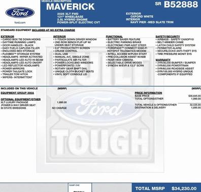 2025 Ford Maverick XLT