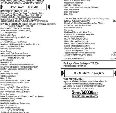2016 RAM 1500 Big Horn