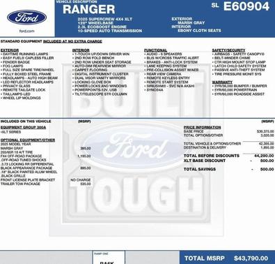 2025 Ford Ranger XLT