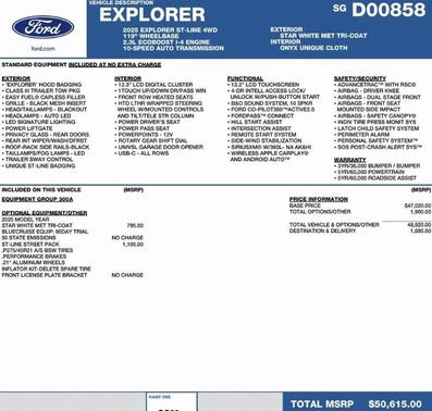 2025 Ford Explorer ST-Line