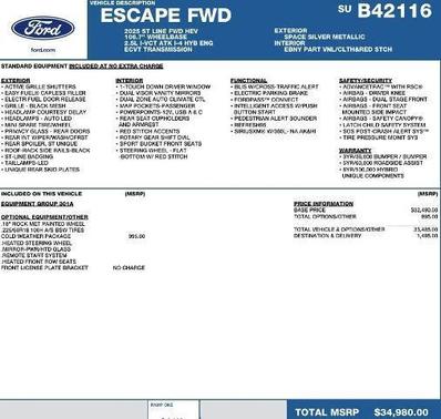 2025 Ford Escape ST-Line