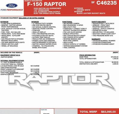 2025 Ford F-150 Raptor