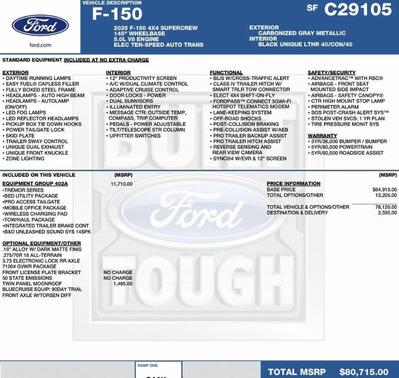 2025 Ford F-150 Tremor