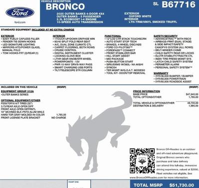 2025 Ford Bronco Outer Banks
