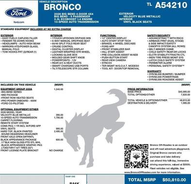 2026 Ford Bronco Big Bend