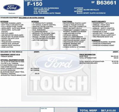 2025 Ford F-150 Tremor