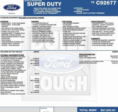 2026 Ford F-250 Lariat