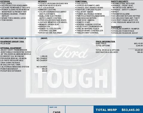 2013 Ford F-150 Platinum