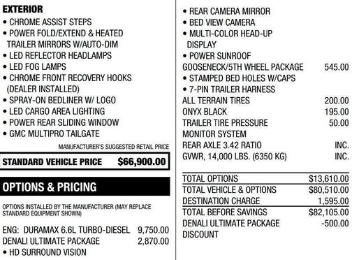 2020 GMC Sierra 3500 Denali