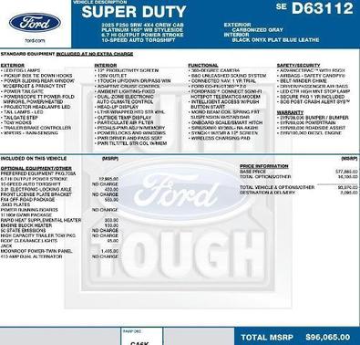 2025 Ford F-250 Platinum