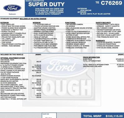 2026 Ford F-250 Platinum