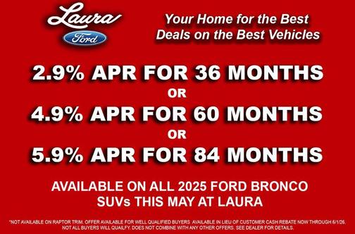 Azure Gray Metallic 2025 Ford Bronco Big Bend
