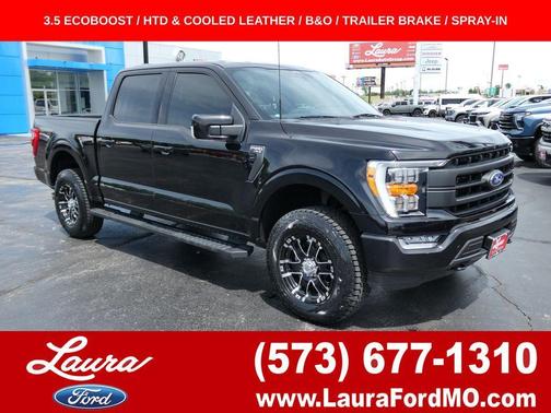 Agate Black Metallic 2022 Ford F-150 Lariat