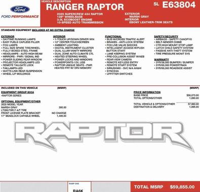 2025 Ford Ranger Raptor