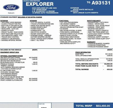 2026 Ford Explorer ST-Line