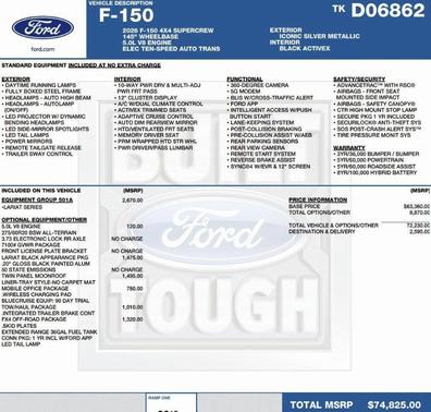 2026 Ford F-150 Lariat