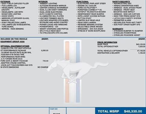2021 Ford Mustang GT Premium
