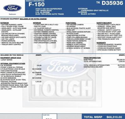 2026 Ford F-150 Lariat