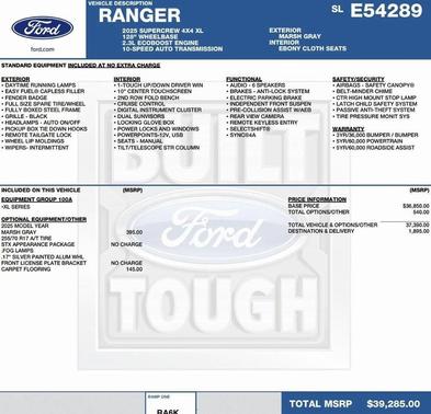 2025 Ford Ranger XL