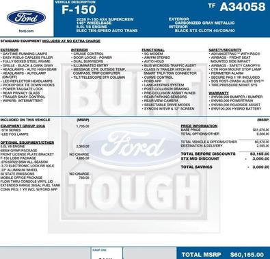 Carbonized Gray Metallic 2026 Ford F-150 STX