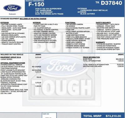 Carbonized Gray Metallic 2026 Ford F-150 Lariat
