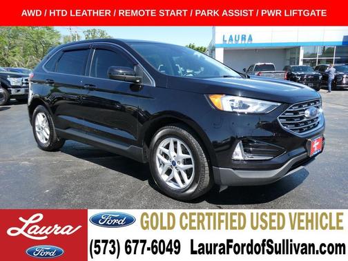Agate Black Metallic 2021 Ford Edge SEL