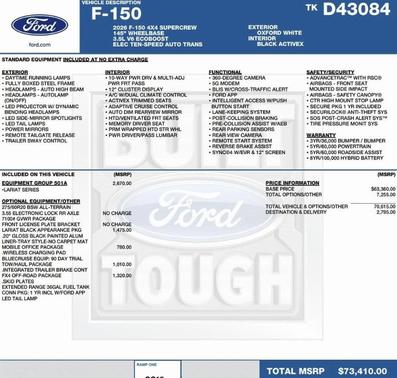 2026 Ford F-150 Lariat